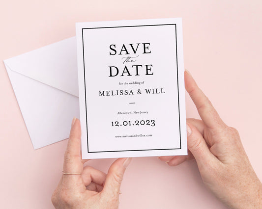 BLACK TIE SAVE THE DATE