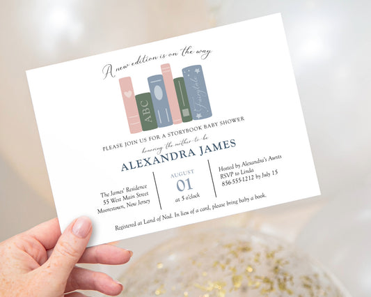 NEW EDITION SHOWER INVITATION