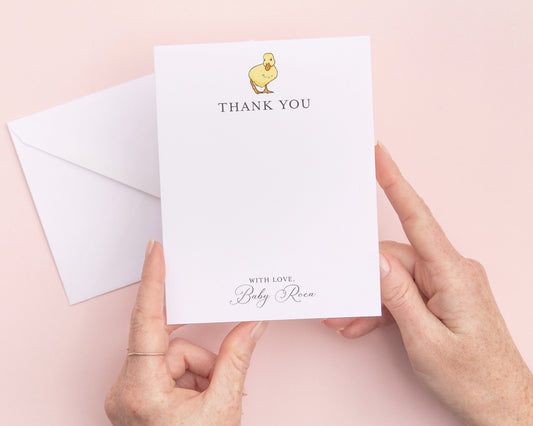 LITTLE DUCKLING THANK YOU CARD