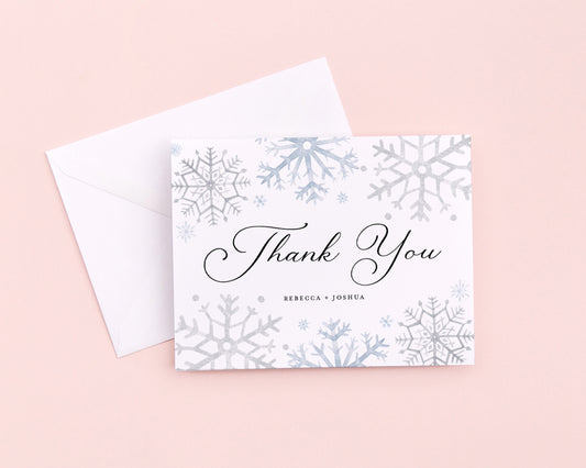 SNOWFLAKE THANK YOU CARD