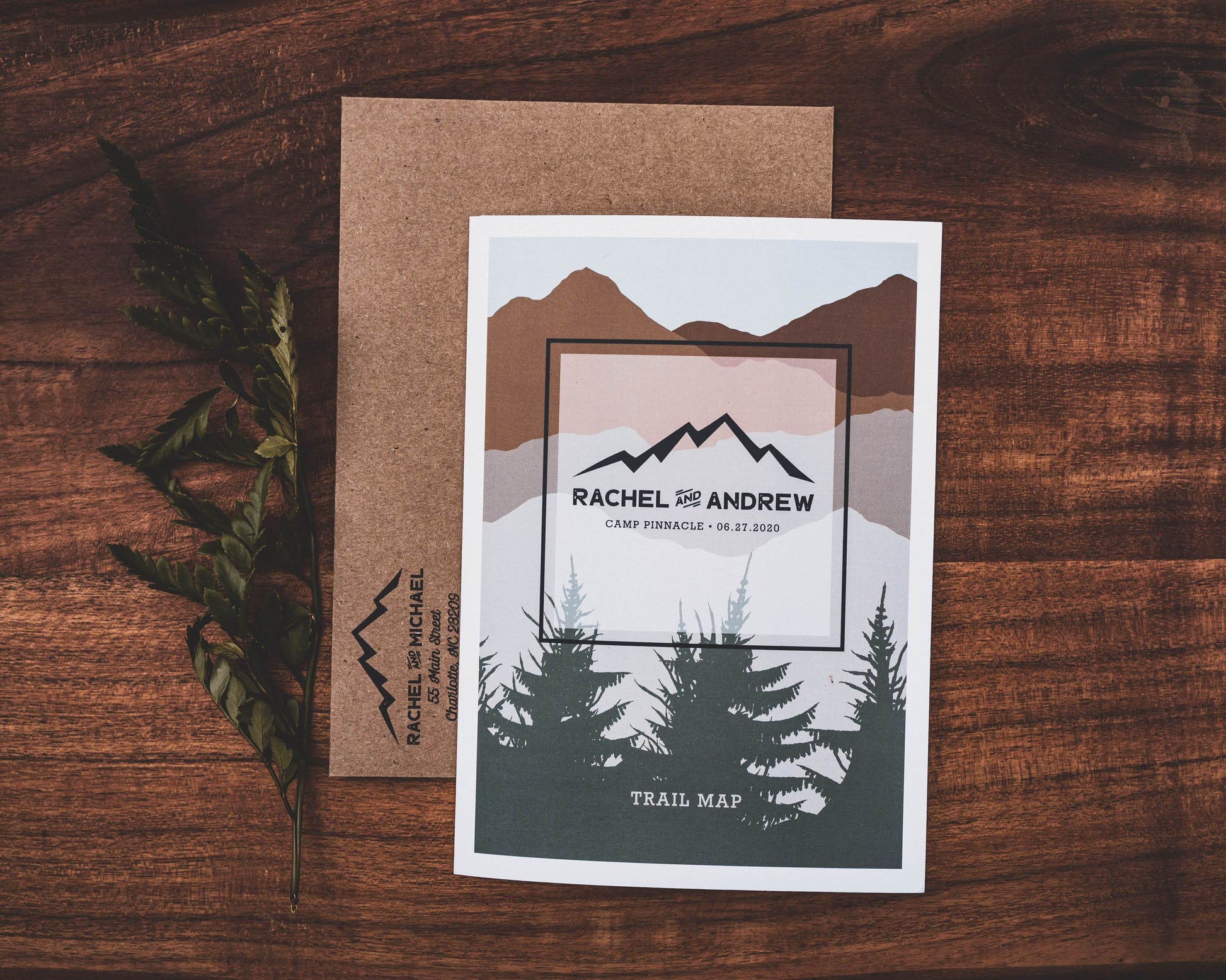 Mountain Wedding Invitation