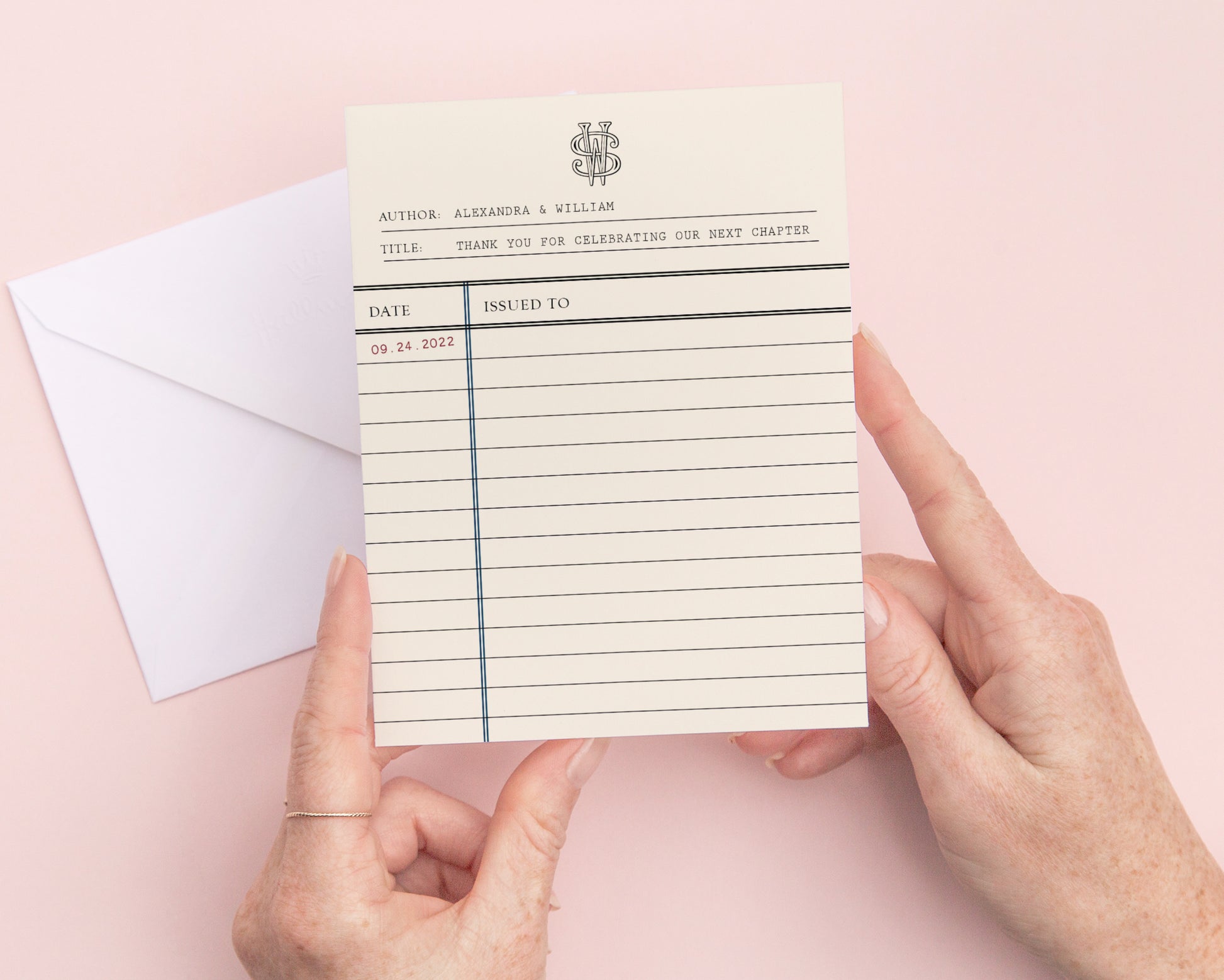 Library Card Thank You Note