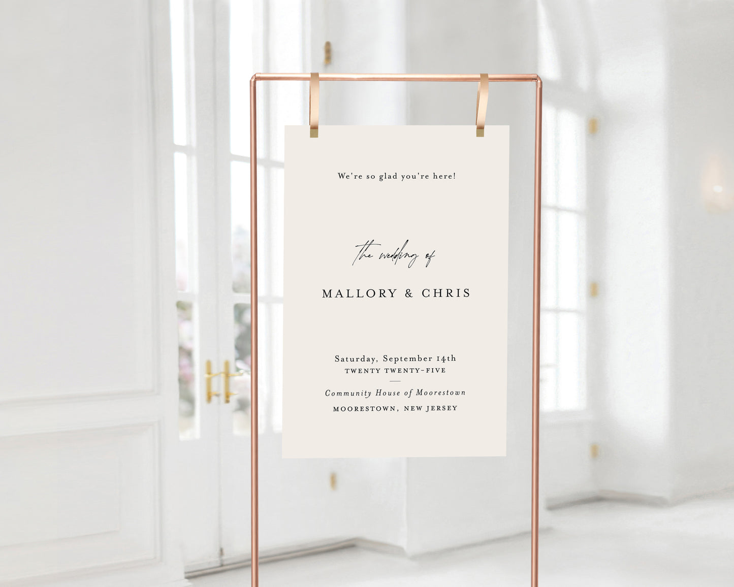 IMPRESSIONISTA WELCOME SIGN