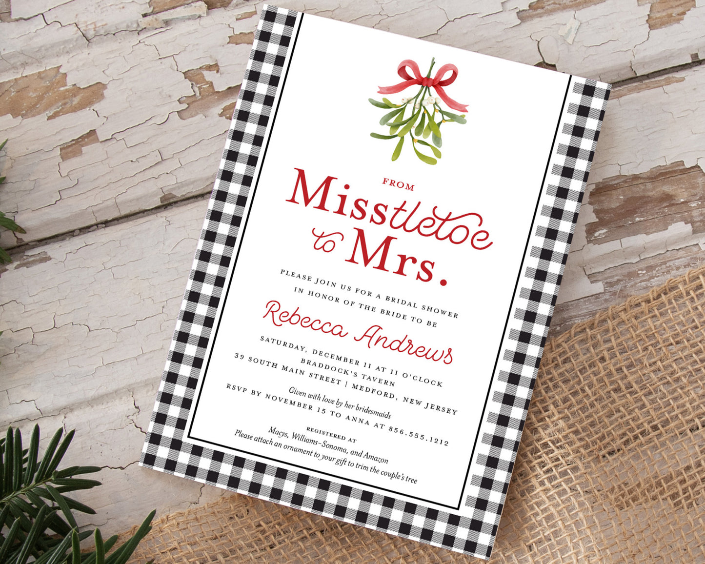 MISSTLETOE TO MRS