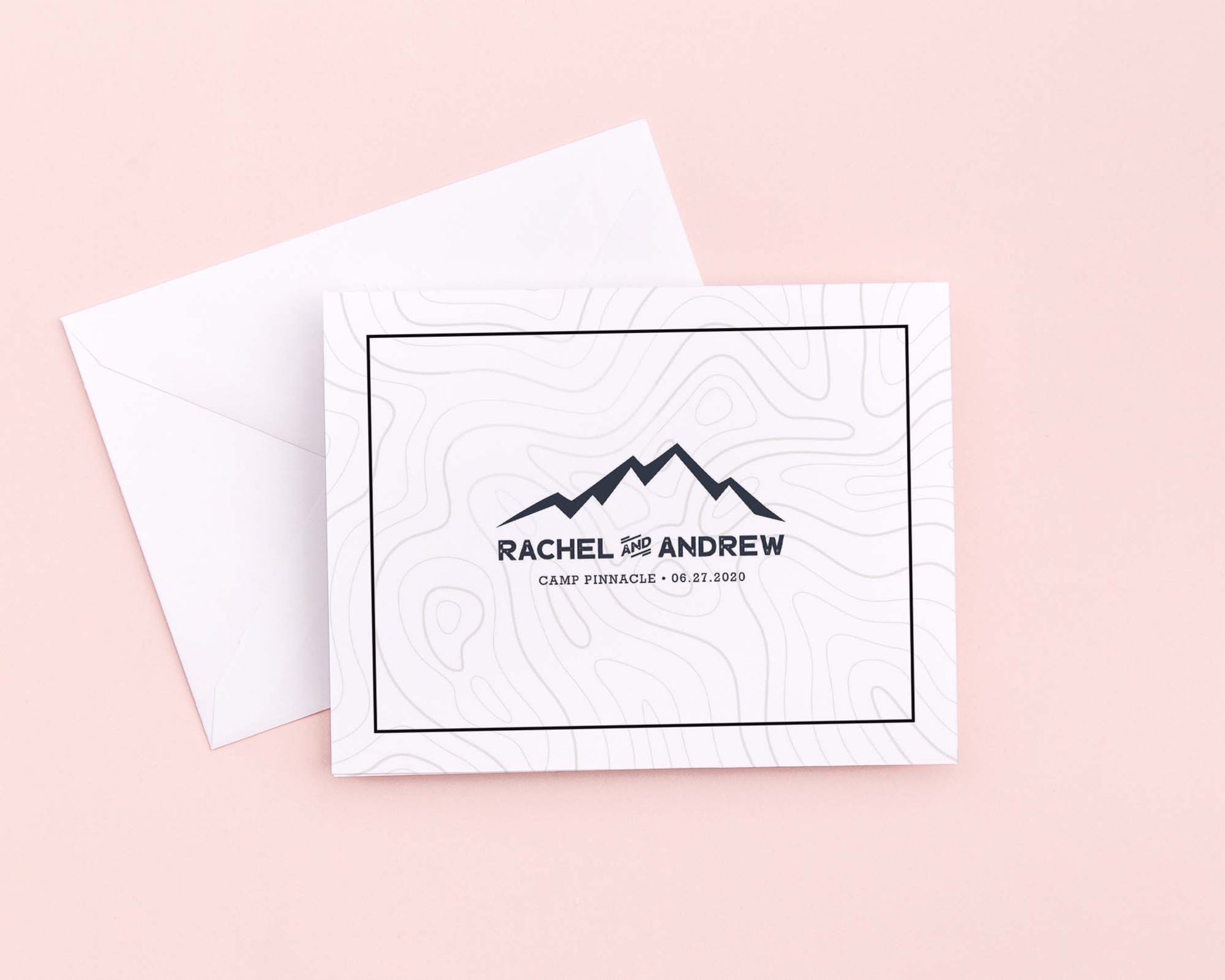 Mountain Wedding Thank You Card