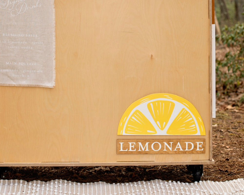 LEMONADE BAR SIGNAGE