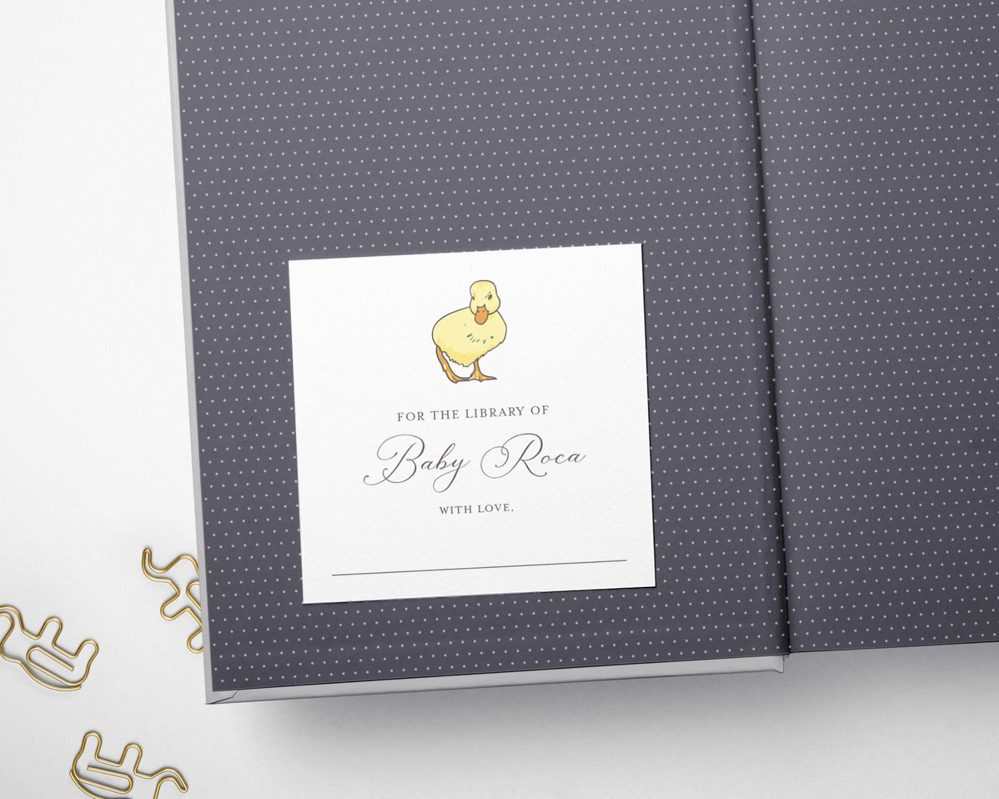 LITTLE DUCKLING BOOKPLATE