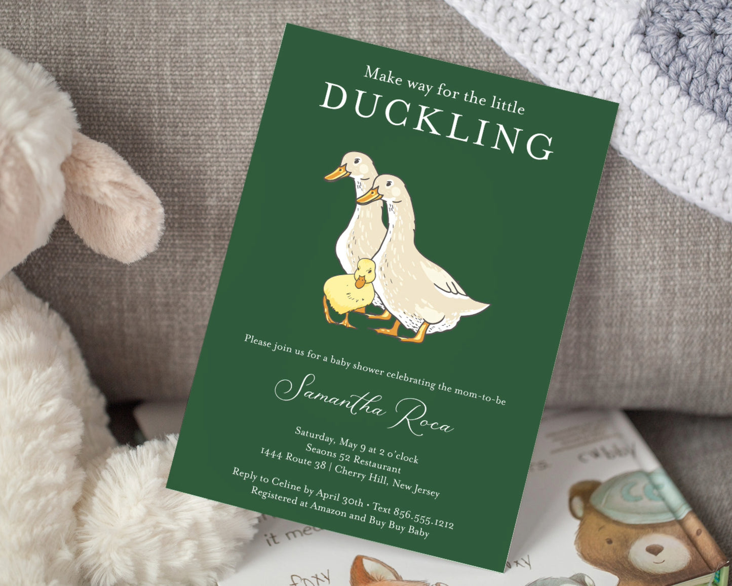 LITTLE DUCKLING INVITATION