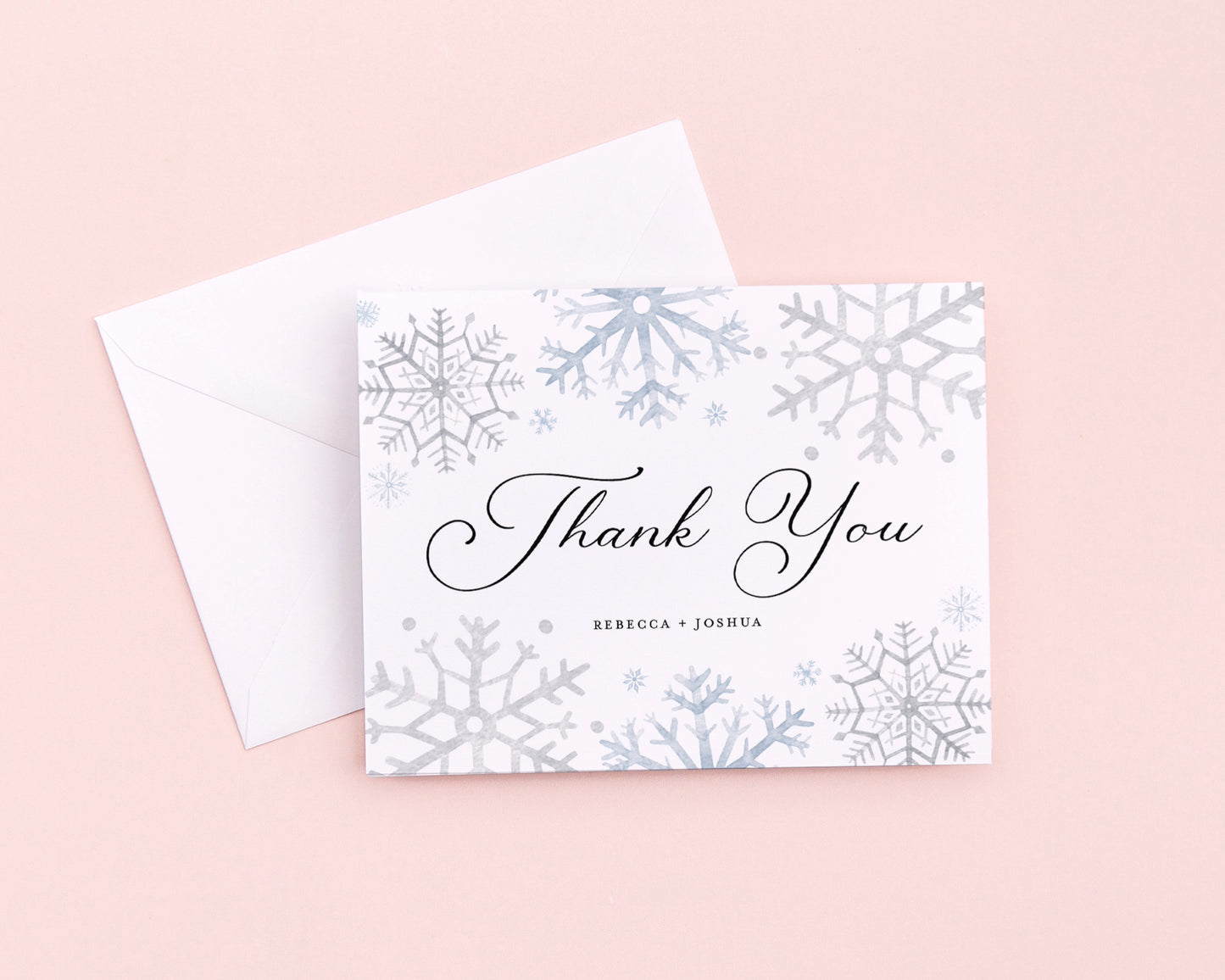 SNOWFLAKE THANK YOU CARD