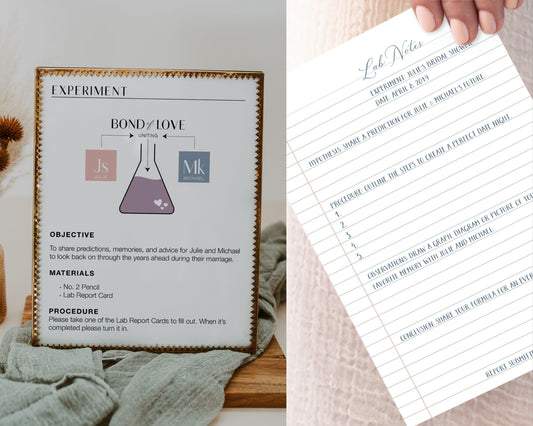 Chemistry Themed Guest Book 