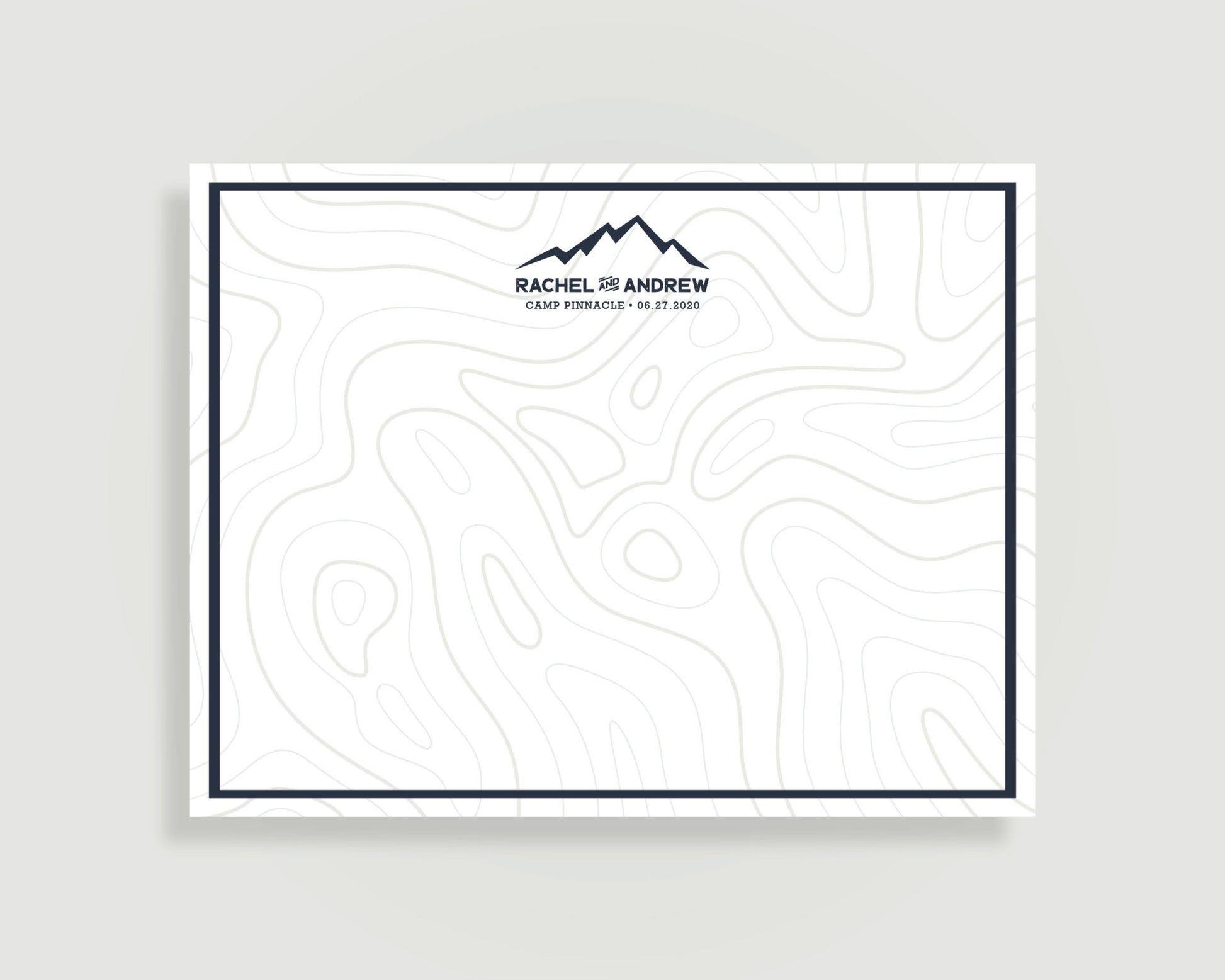 Mountain Wedding Thank You Card